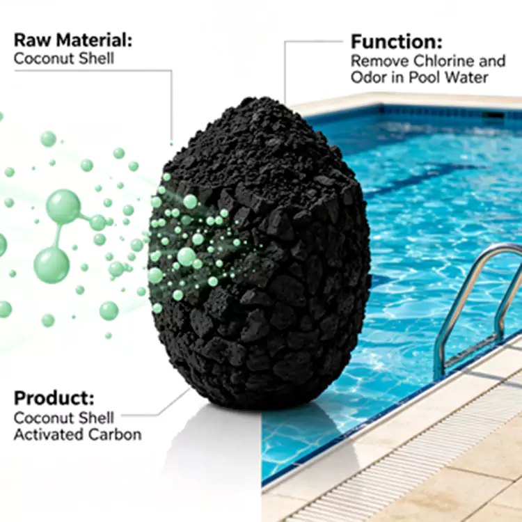 Piscina si apa circulanta Declorinare Carbon